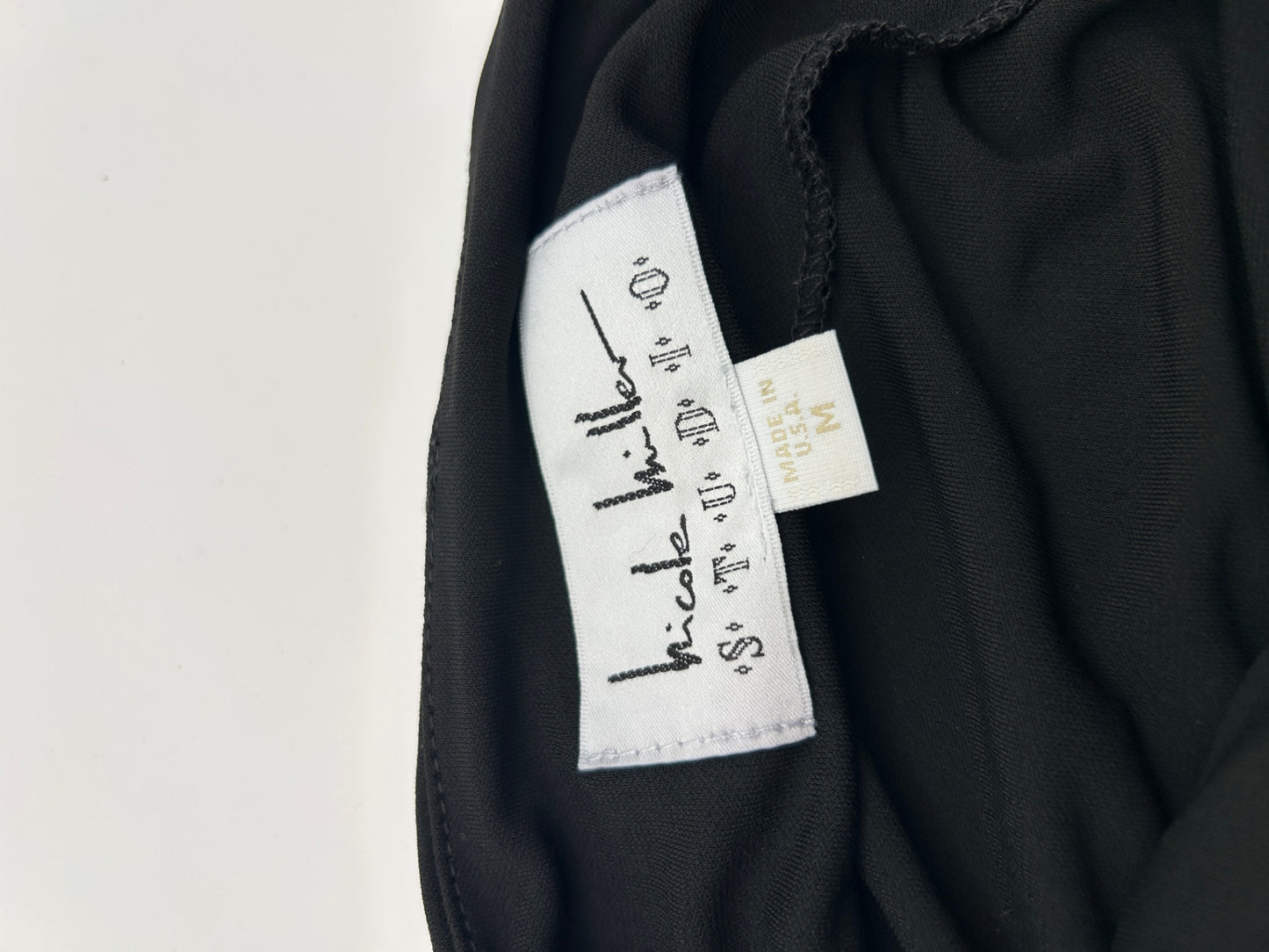 Nicole Miller Dress M Black