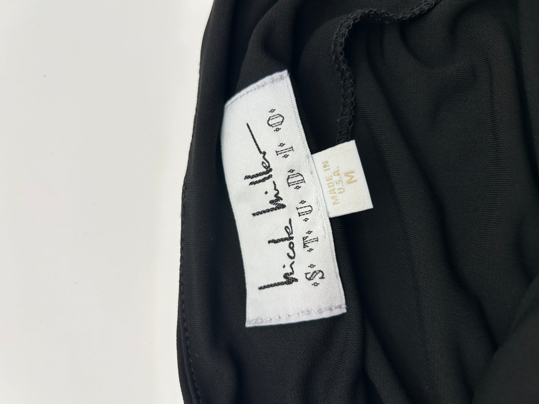 Nicole Miller Dress M Black