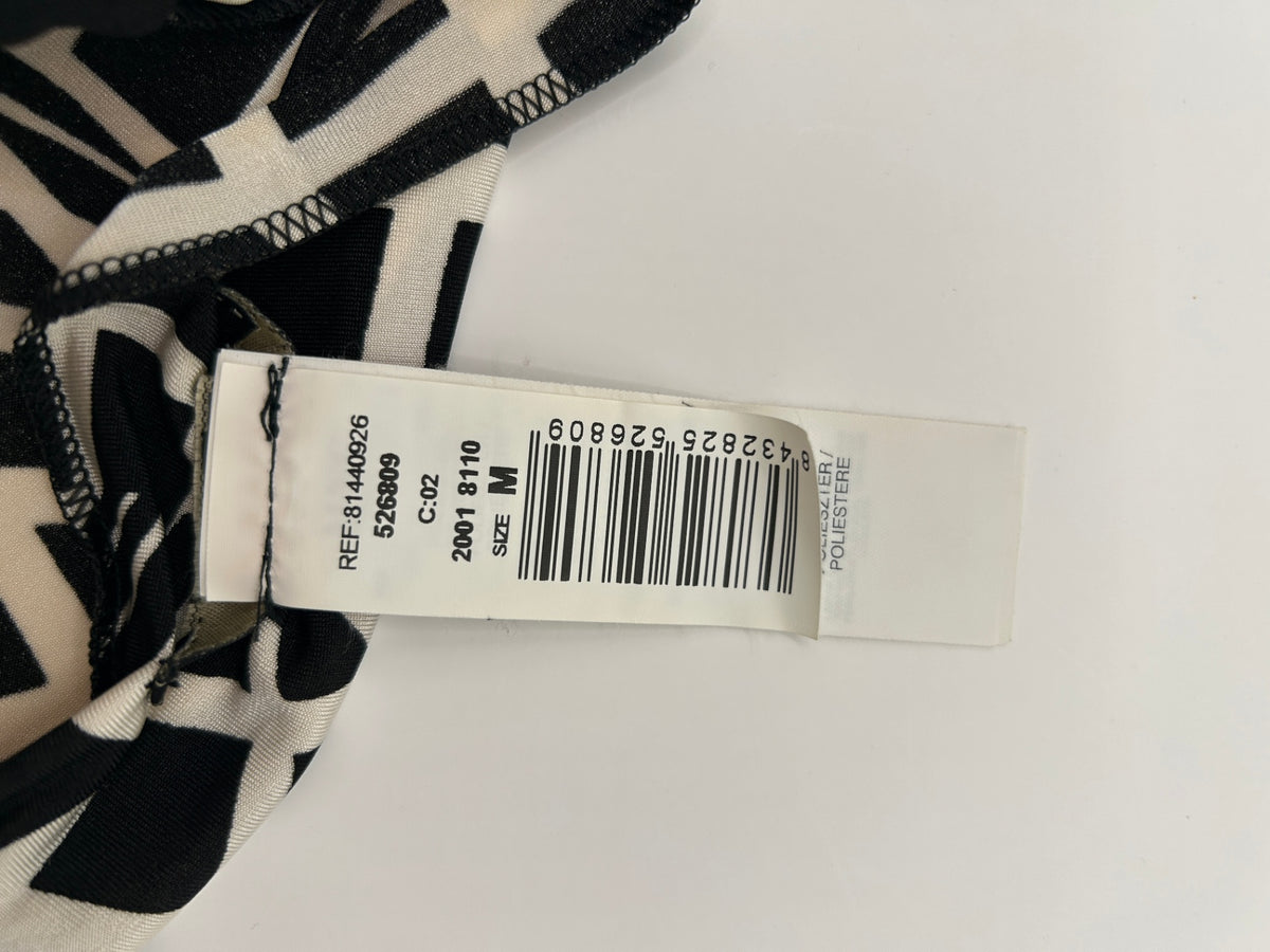 Mango Suit Dress M Black and White