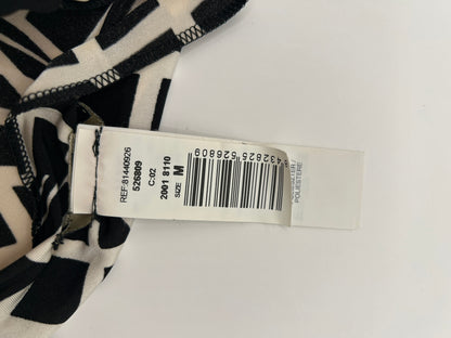 Mango Suit Dress M Black and White