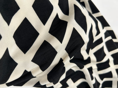 Mango Suit Dress M Black and White