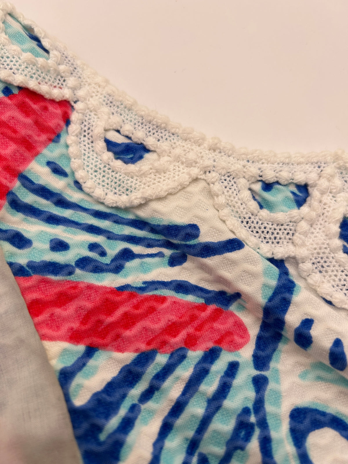 Lilly Pulitzer 4 Dress White, Blue, Red