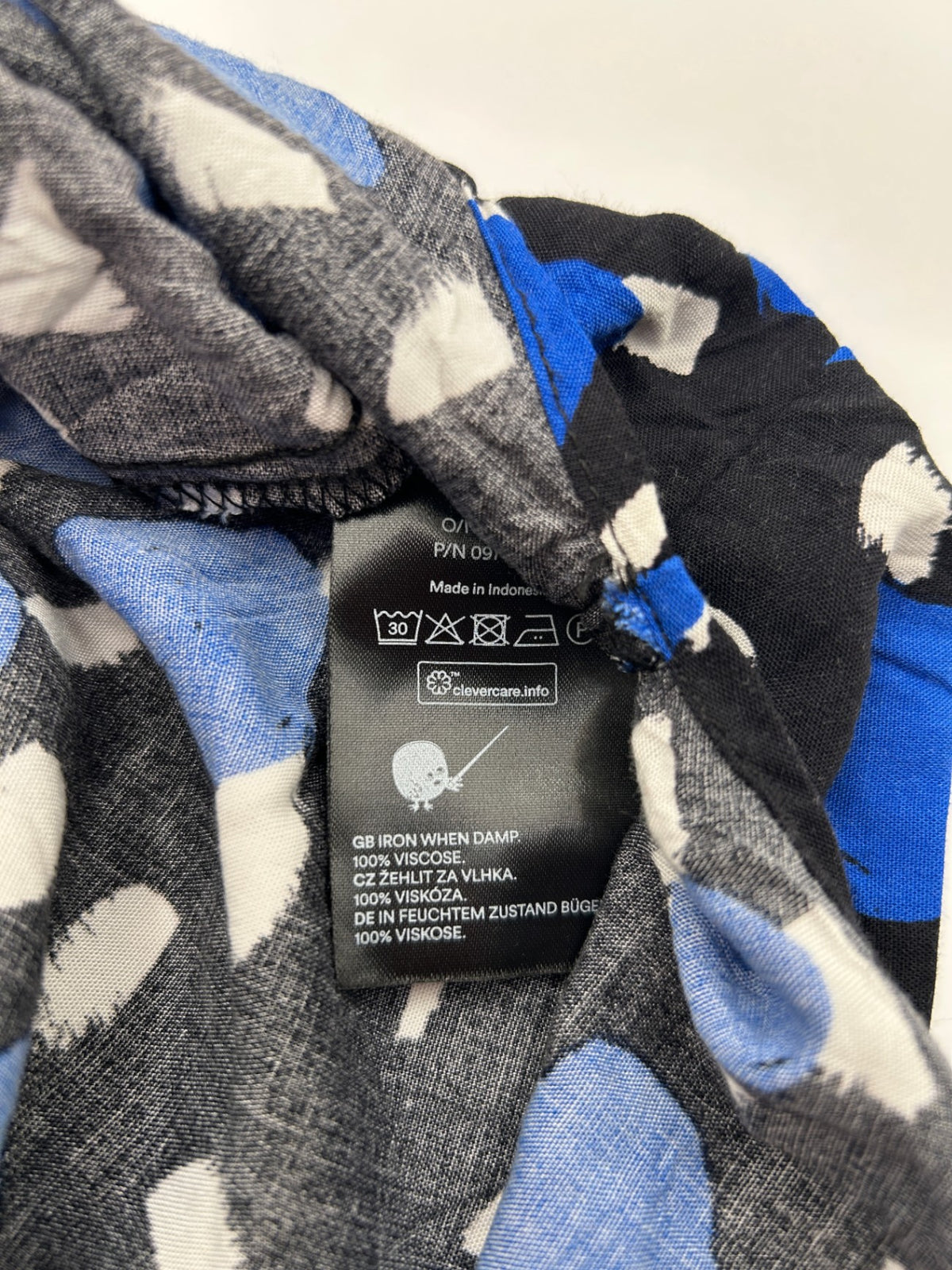 MONKI Dress M Black, Blue, White