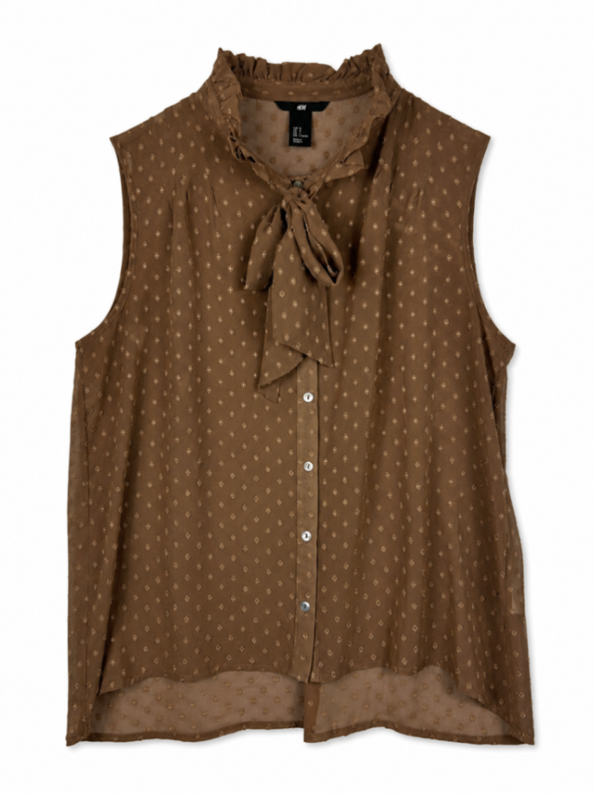 H&M Shirt Brown 42