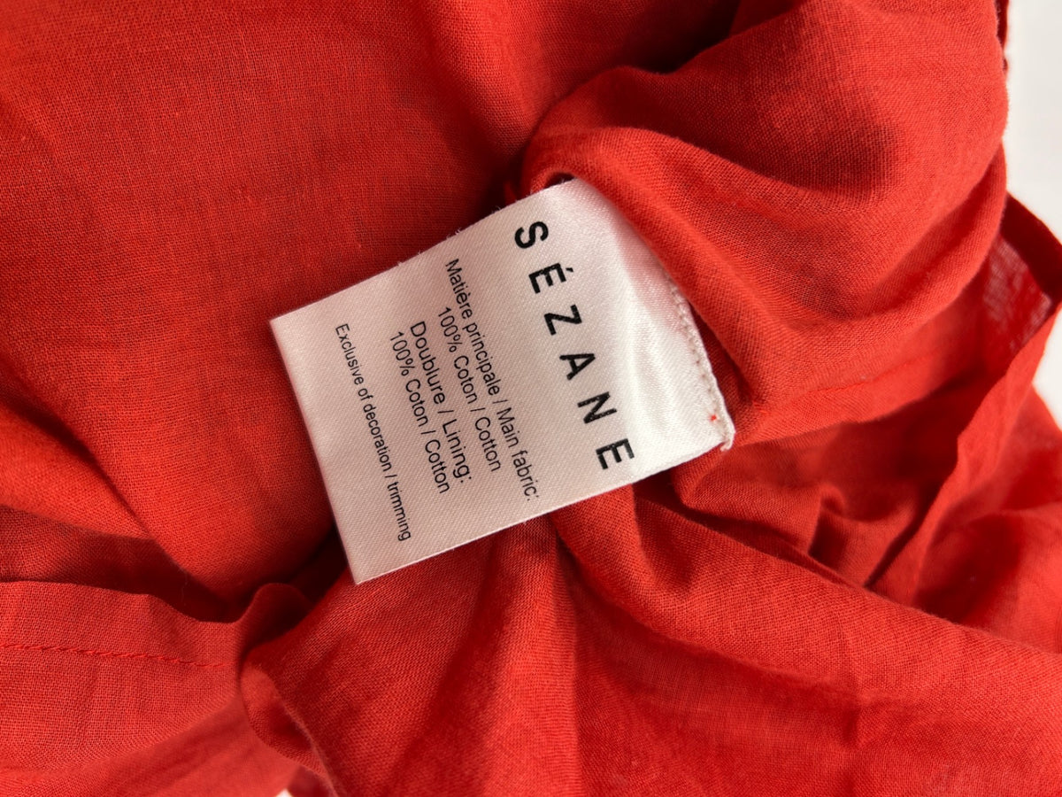 SEZANE 38 Dress Red