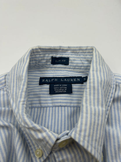 Ralph Lauren Shirt 6 Light Blue and White
