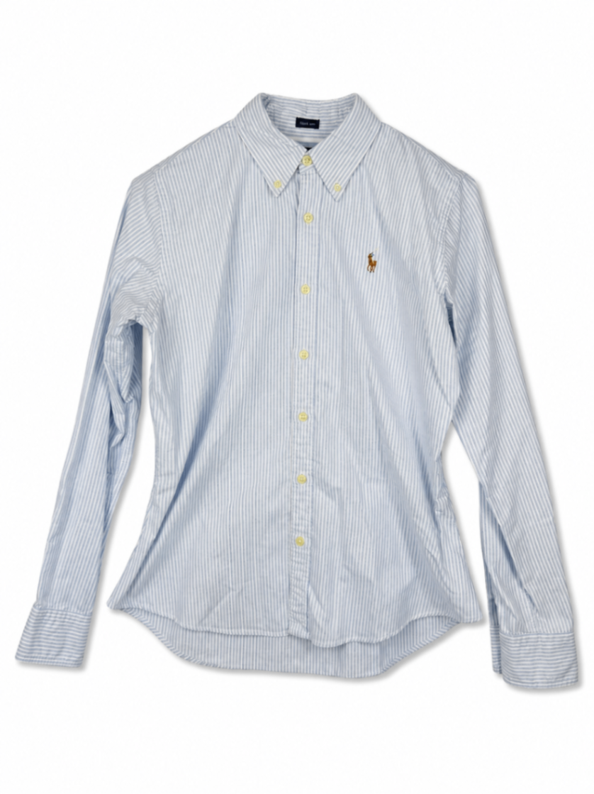 Ralph Lauren Shirt 6 Light Blue and White