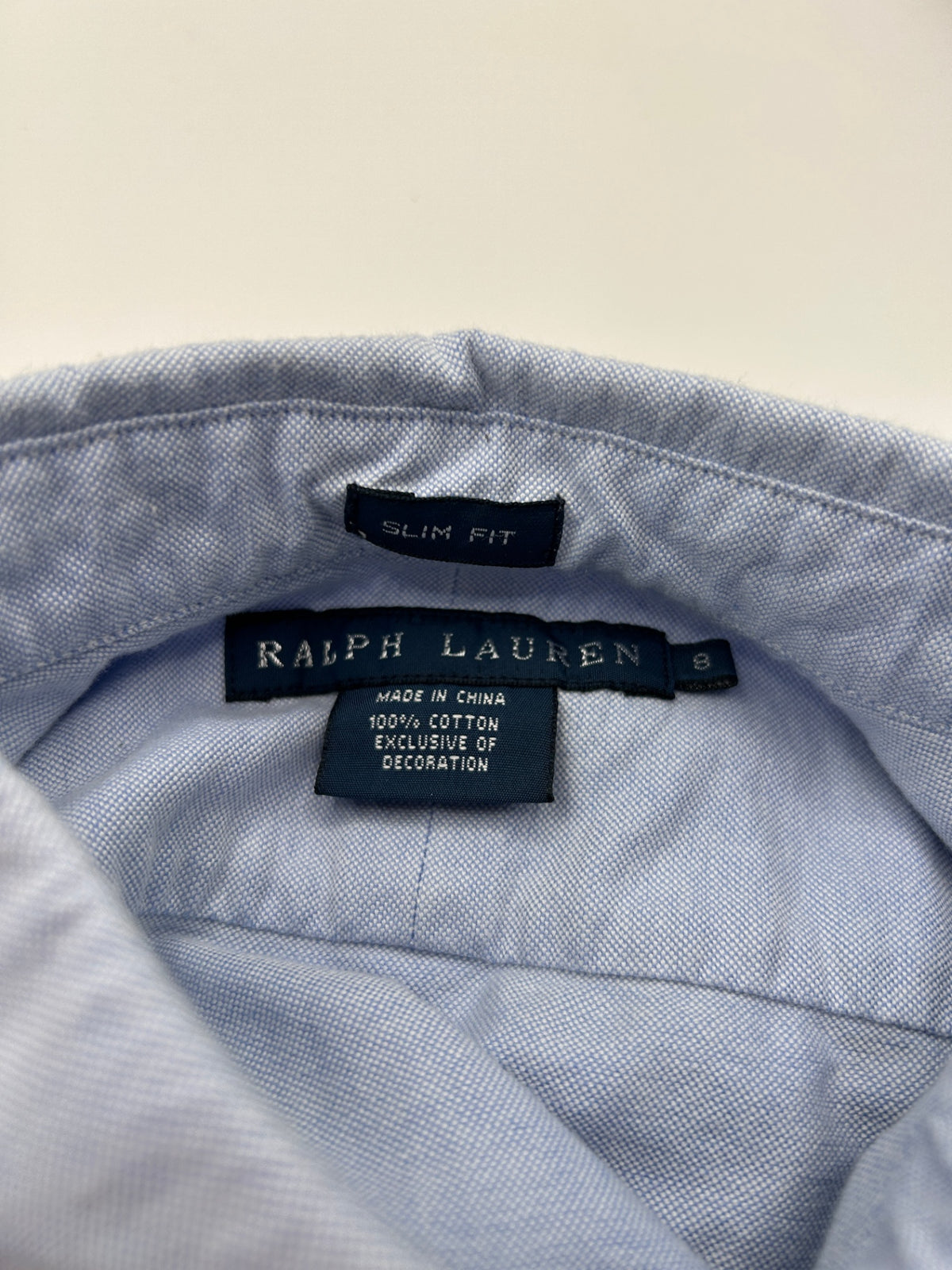 Polo Ralph Lauren Shirt 8 Light Blue