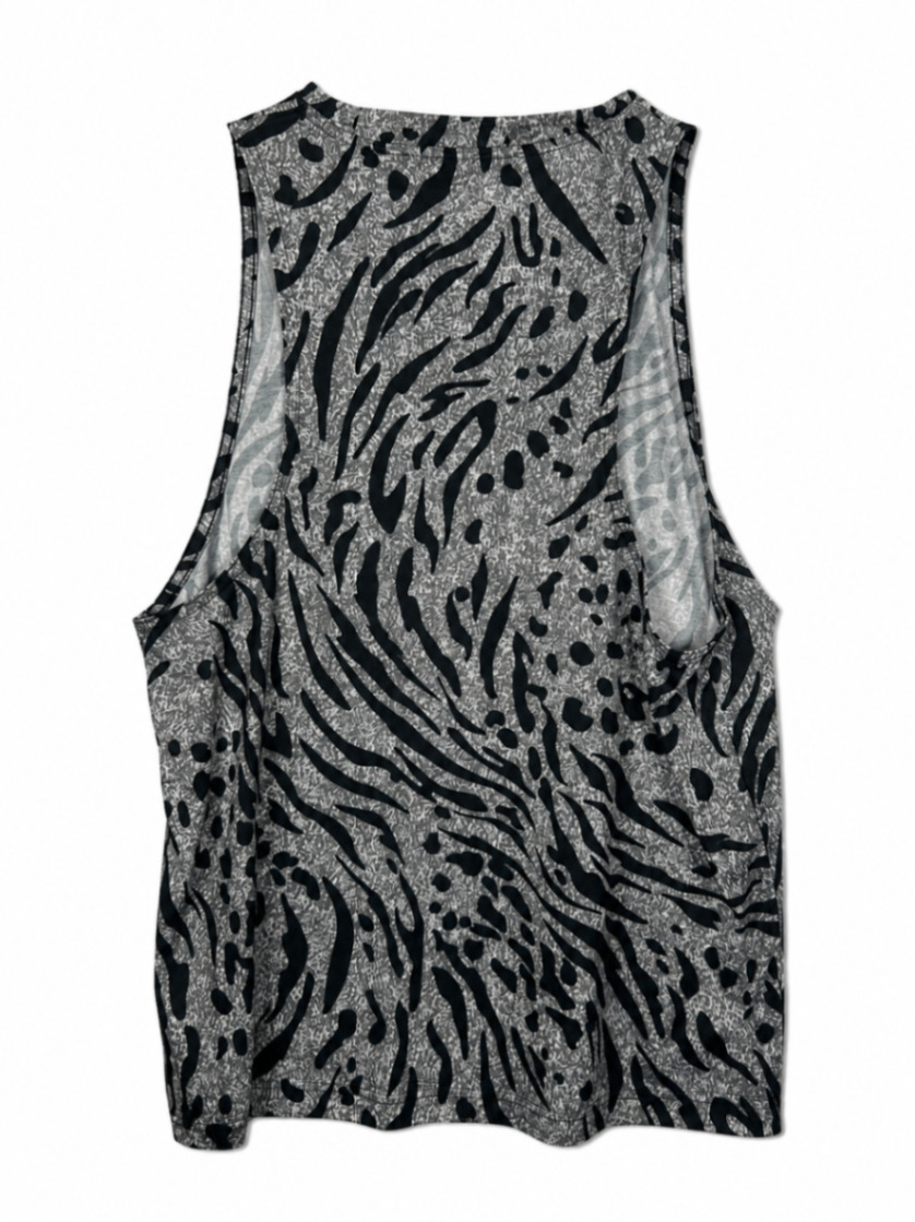 Adidas Tank Top M Gray and Black