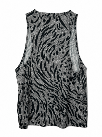 Adidas Tank Top M Gray and Black