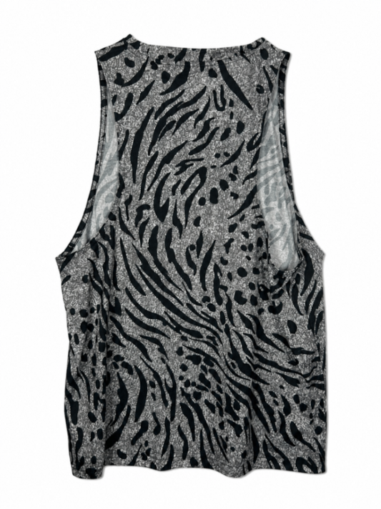 Adidas Tank Top M Gray and Black