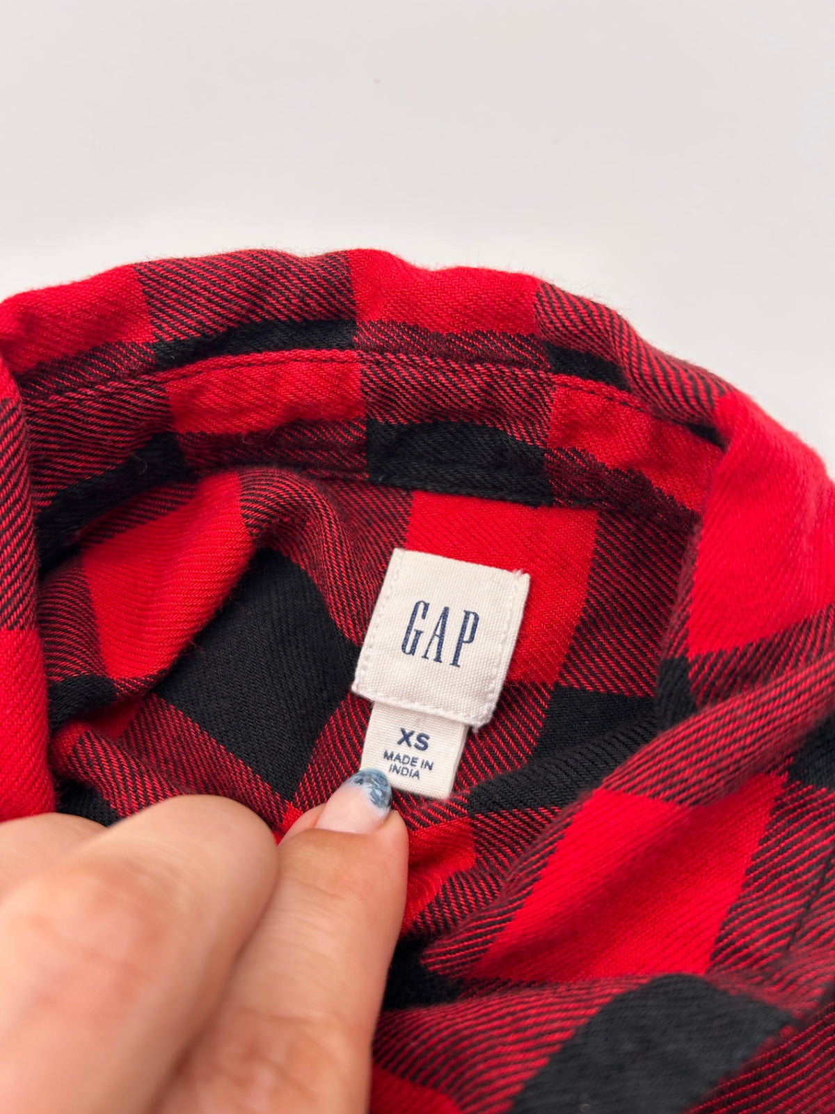 GAP Shirt XS Red, Black