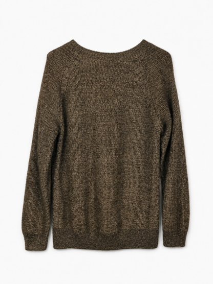 Massimo Dutti Sweater Brown and beige XL