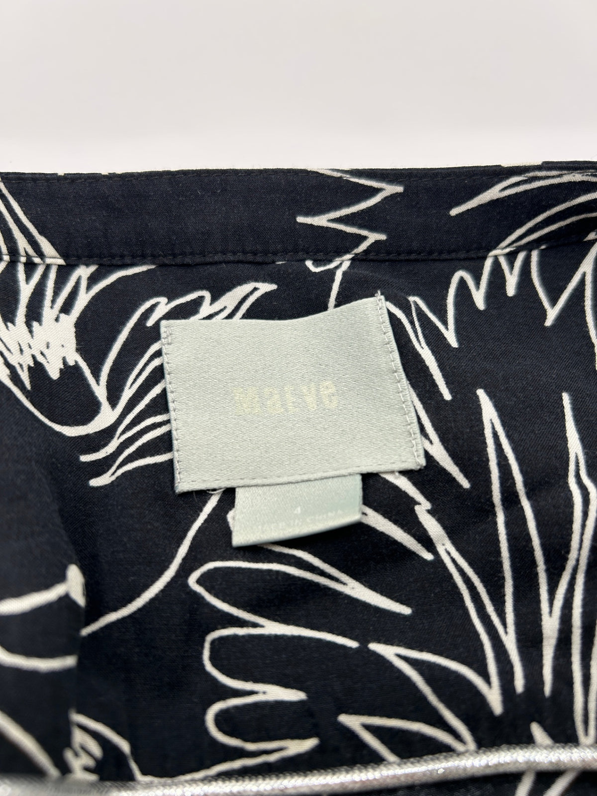 MAEVE Long Sleeve Shirt 4 Black and white