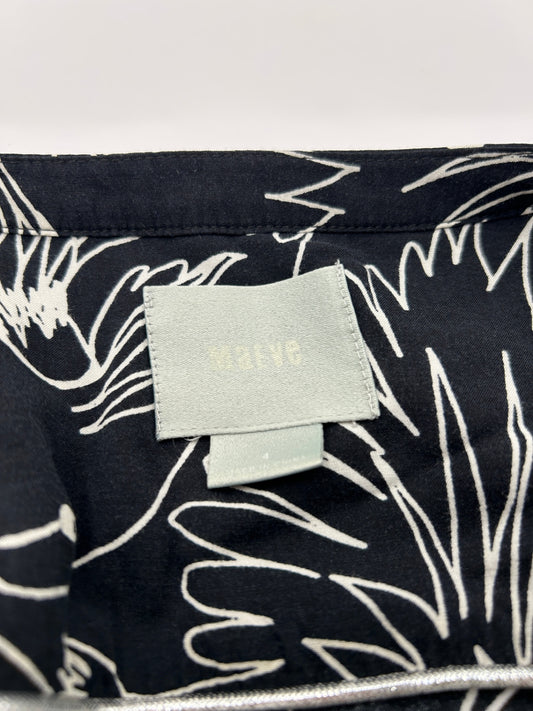MAEVE Long Sleeve Shirt 4 Black and white