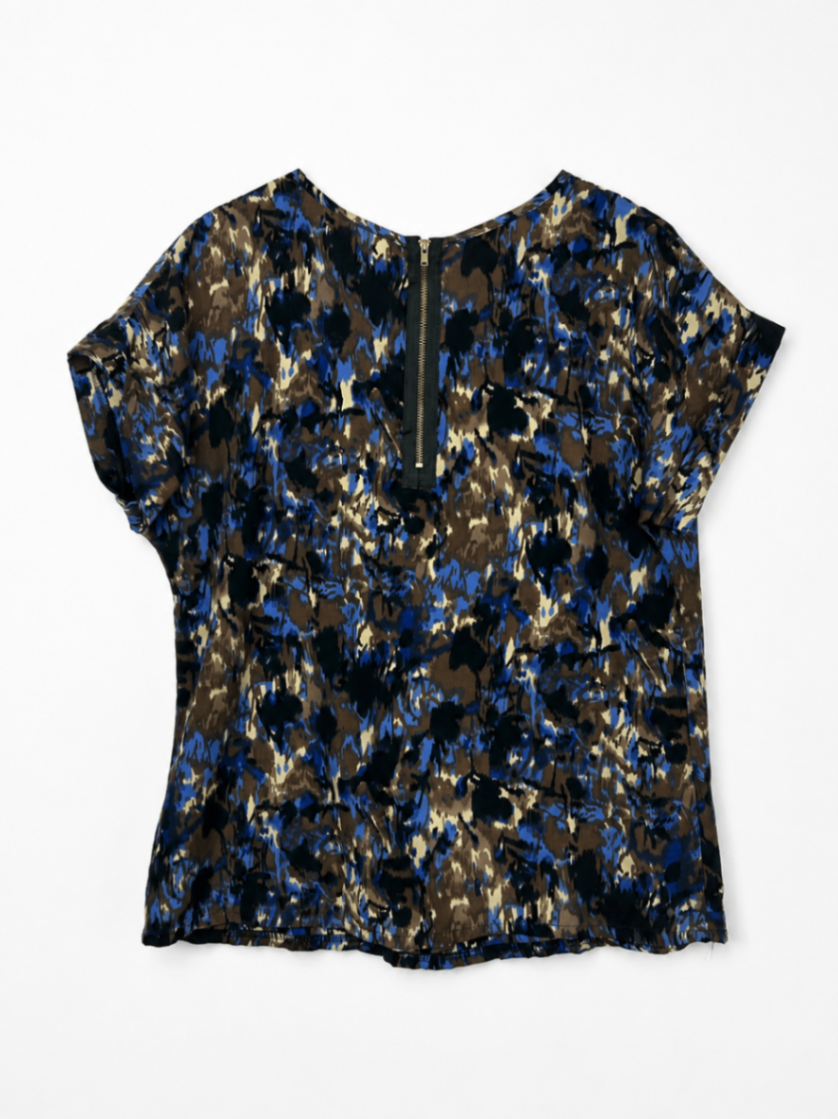 Dainty Blouse No Size Multicolor (Brown, Black, Blue, Cream)