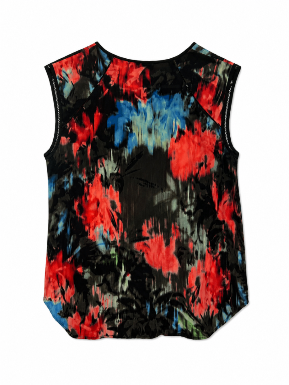 J.Crew Tank Top L Multicolor (Red, Black, Blue, Green, Gray)