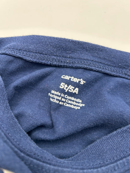 Carter's Long Sleeve T-Shirt 5 Navy Blue