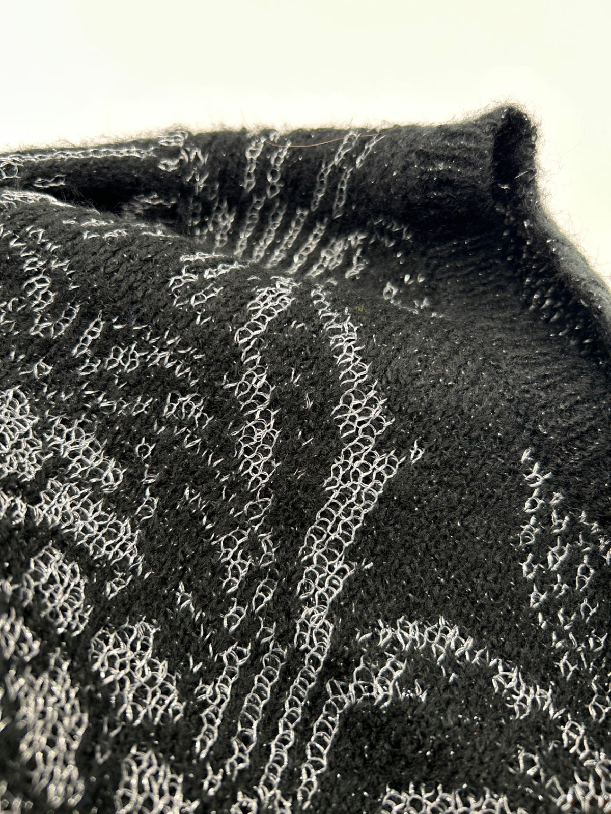 Isabel Maternity Sweater M Black and gray