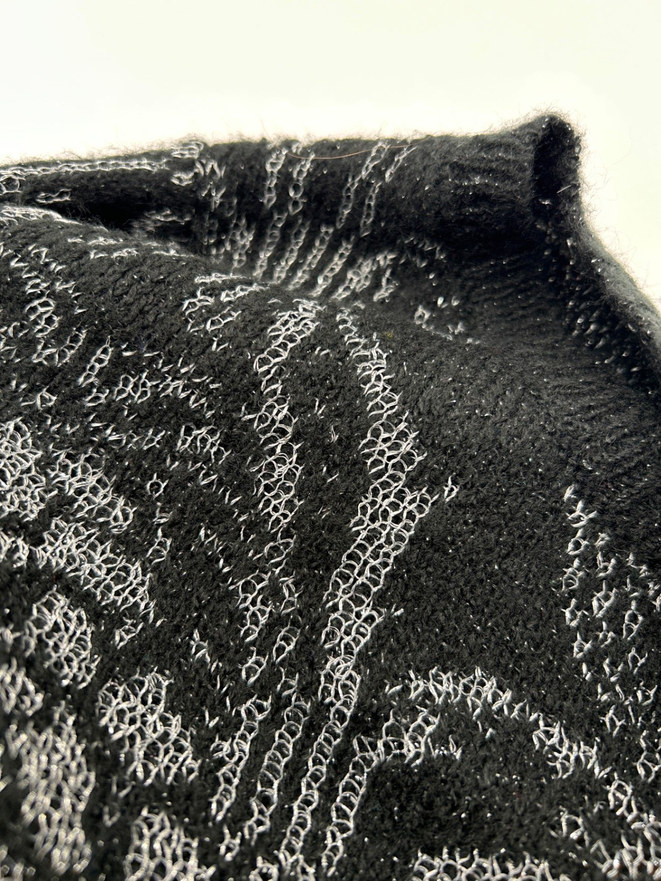 Isabel Maternity Sweater M Black and gray