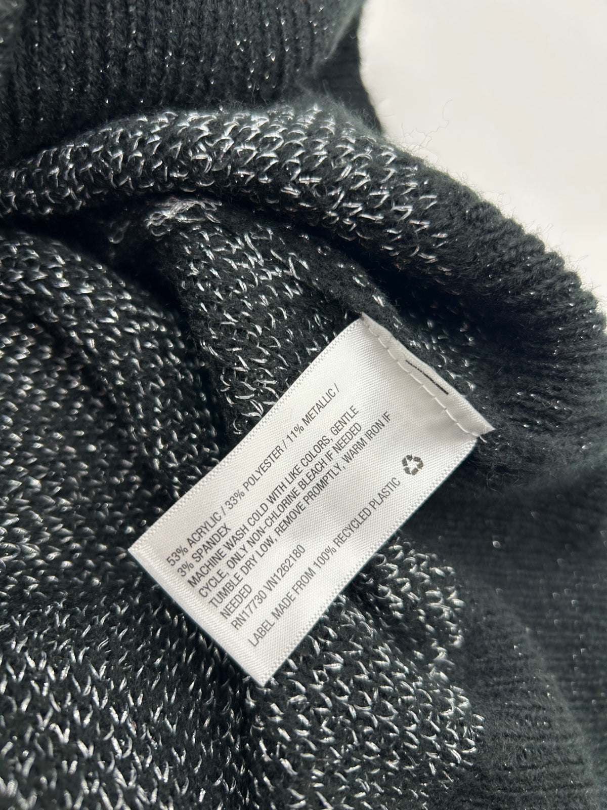Isabel Maternity Sweater M Black and gray
