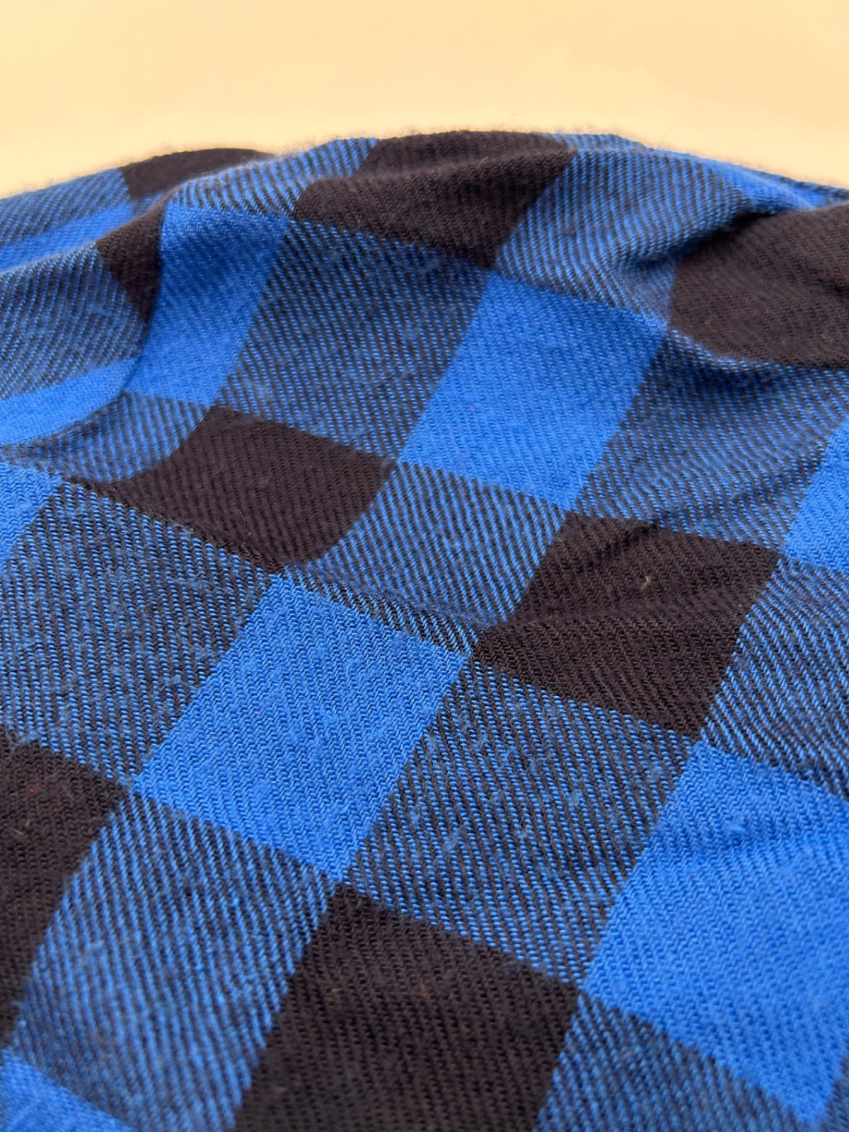 Banana Republic Shirt S Blue and black checkered pattern