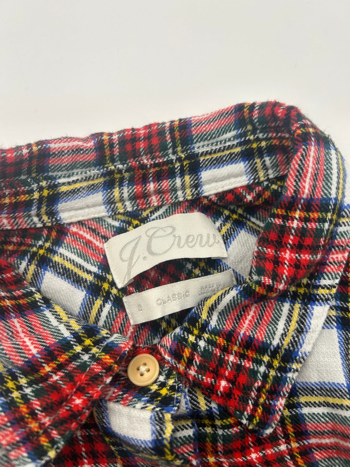 J.Crew Shirt M Red, Blue, White, Yellow, Black
