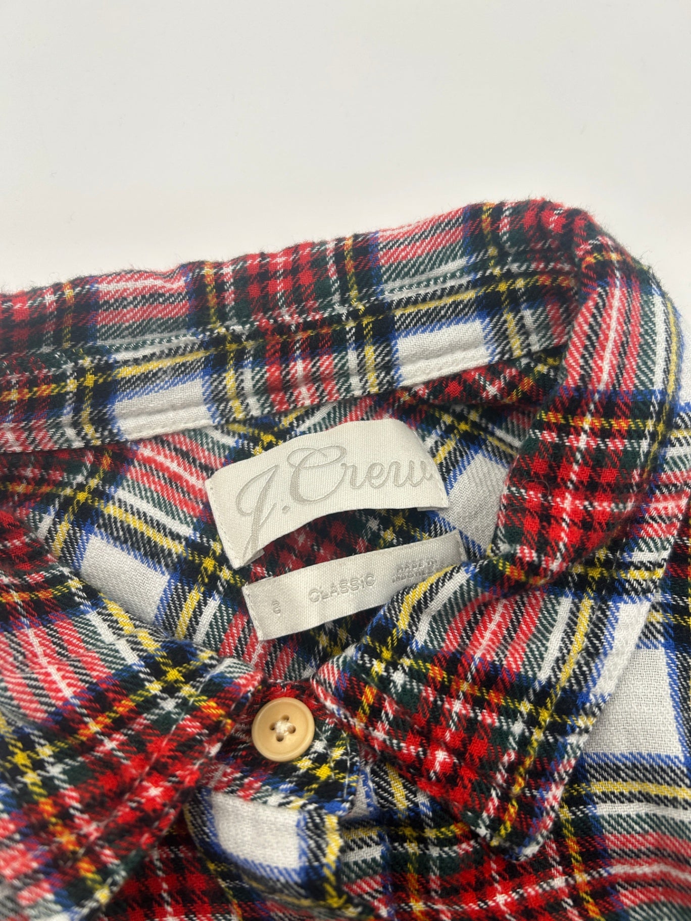 J.Crew Shirt M Red, Blue, White, Yellow, Black