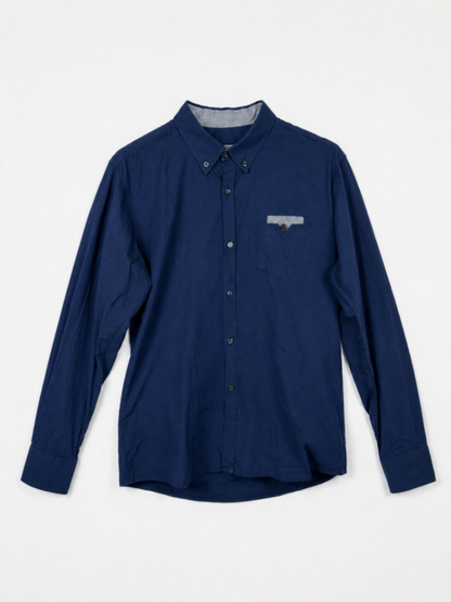 Xagon Man Dress Shirt XL Blue