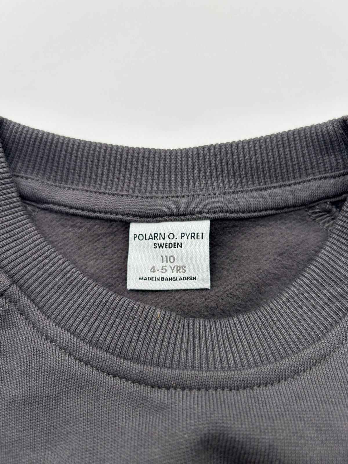 Polarn O. Pyret Sweatshirt 104/110 Gray