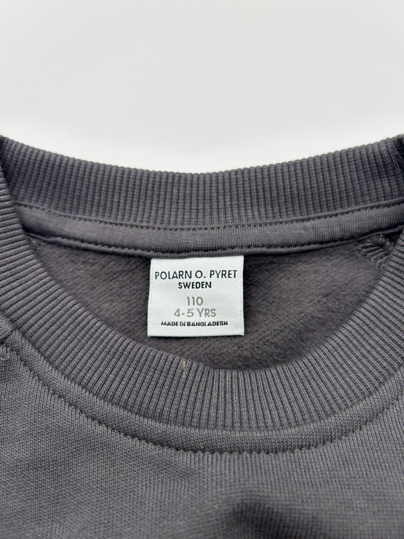 Polarn O. Pyret Sweatshirt 104/110 Gray