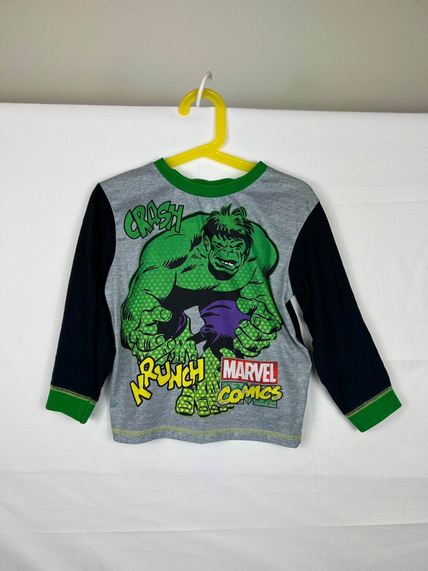 Marvel Pajamas 104/110 Gray, black, green, purple