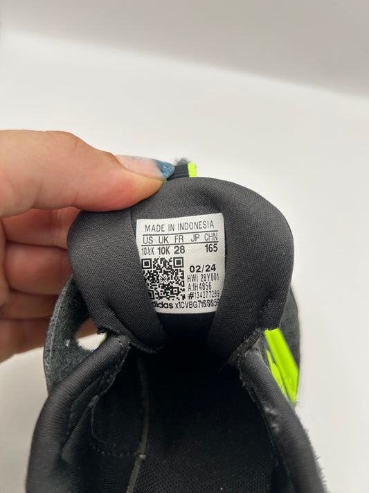 adidas Sneakers 28 Black, Neon Yellow