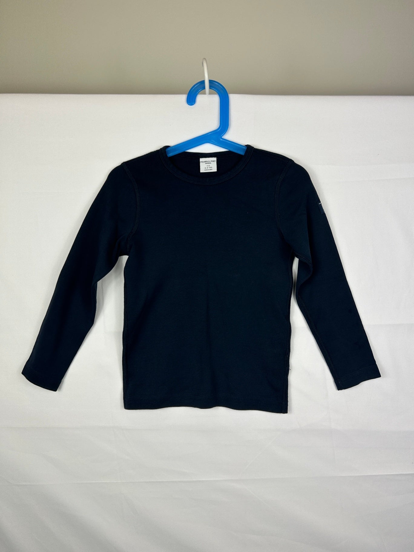 Polarn O. Pyret Long Sleeve T-Shirt 110 Navy Blue