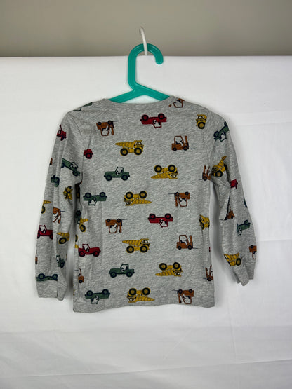 Carter's Long Sleeve 4T Gray