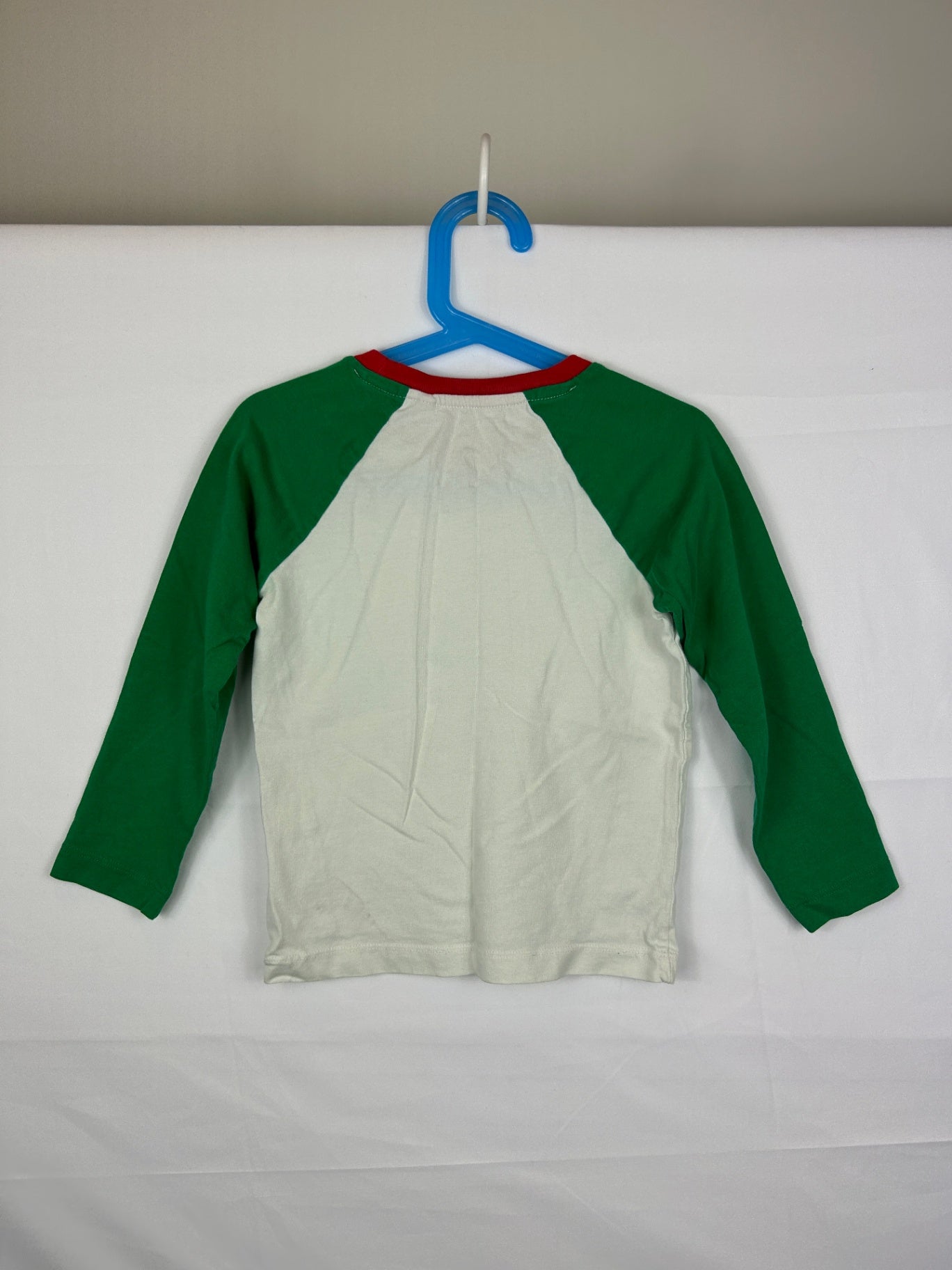 Boden Long Sleeve T-Shirt 116 White, Green, Red, Blue, Gold, Pink