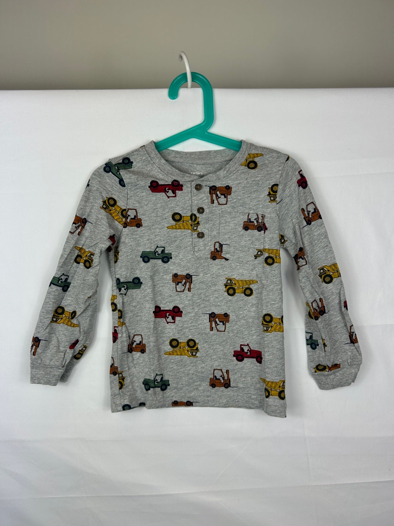 Carter's Long Sleeve 4T Gray