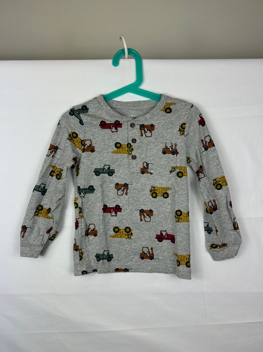 Carter's Long Sleeve 4T Gray