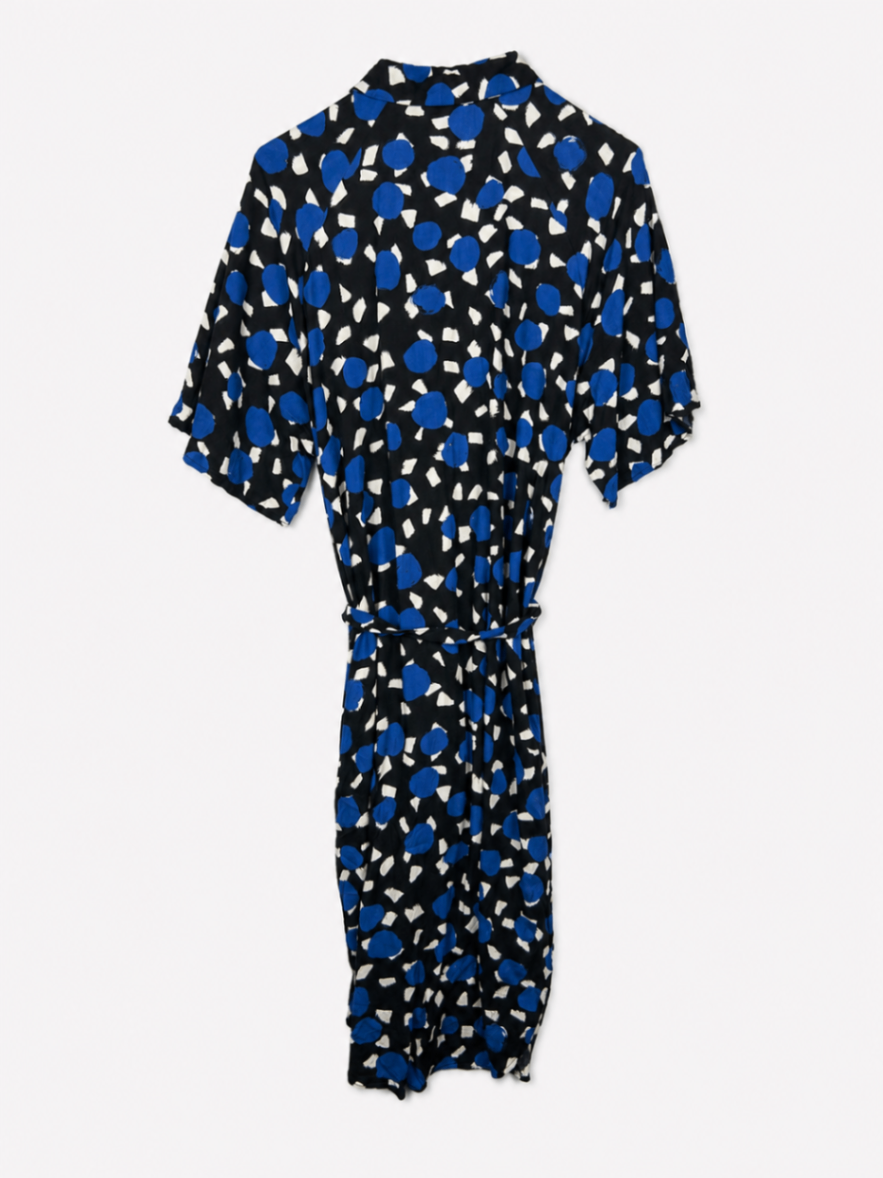 MONKI Dress M Black, Blue, White