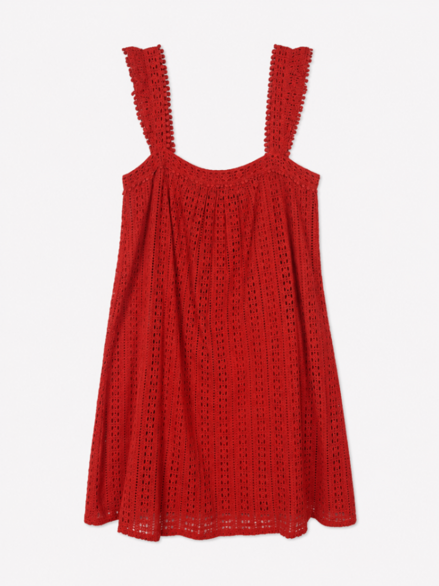 SEZANE 38 Dress Red