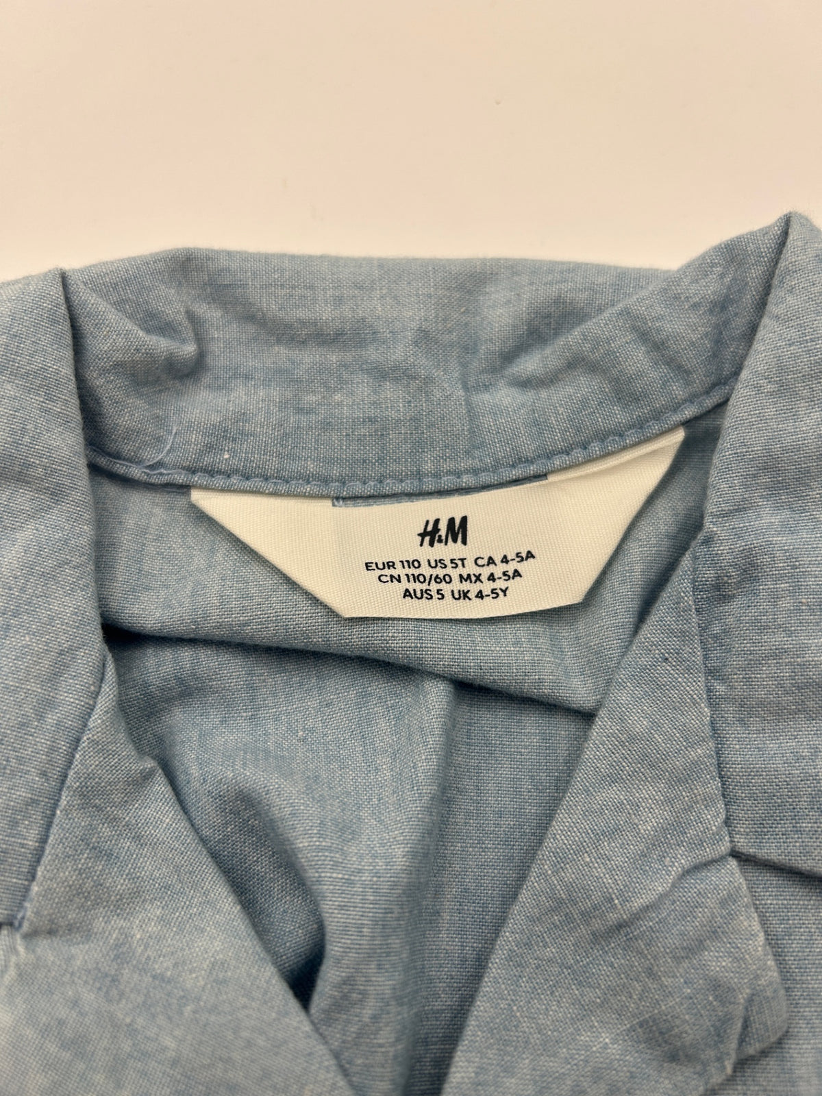 H&M Shirt Light Blue 110