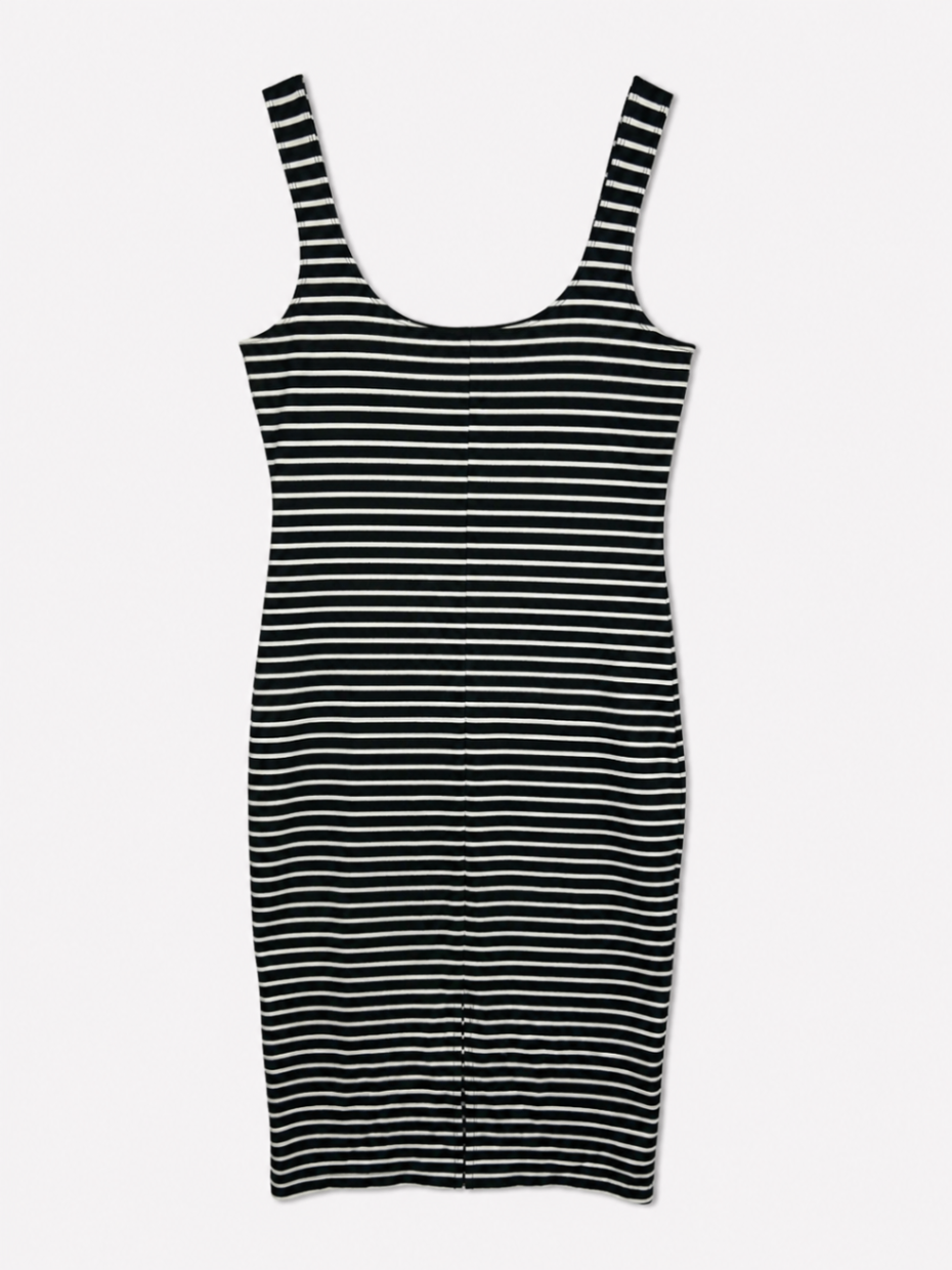 Bardot Dress M Black and white