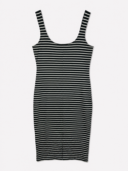 Bardot Dress M Black and white