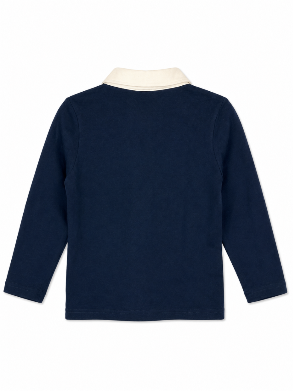 Polarn O. Pyret Shirt 110 Navy Blue and White