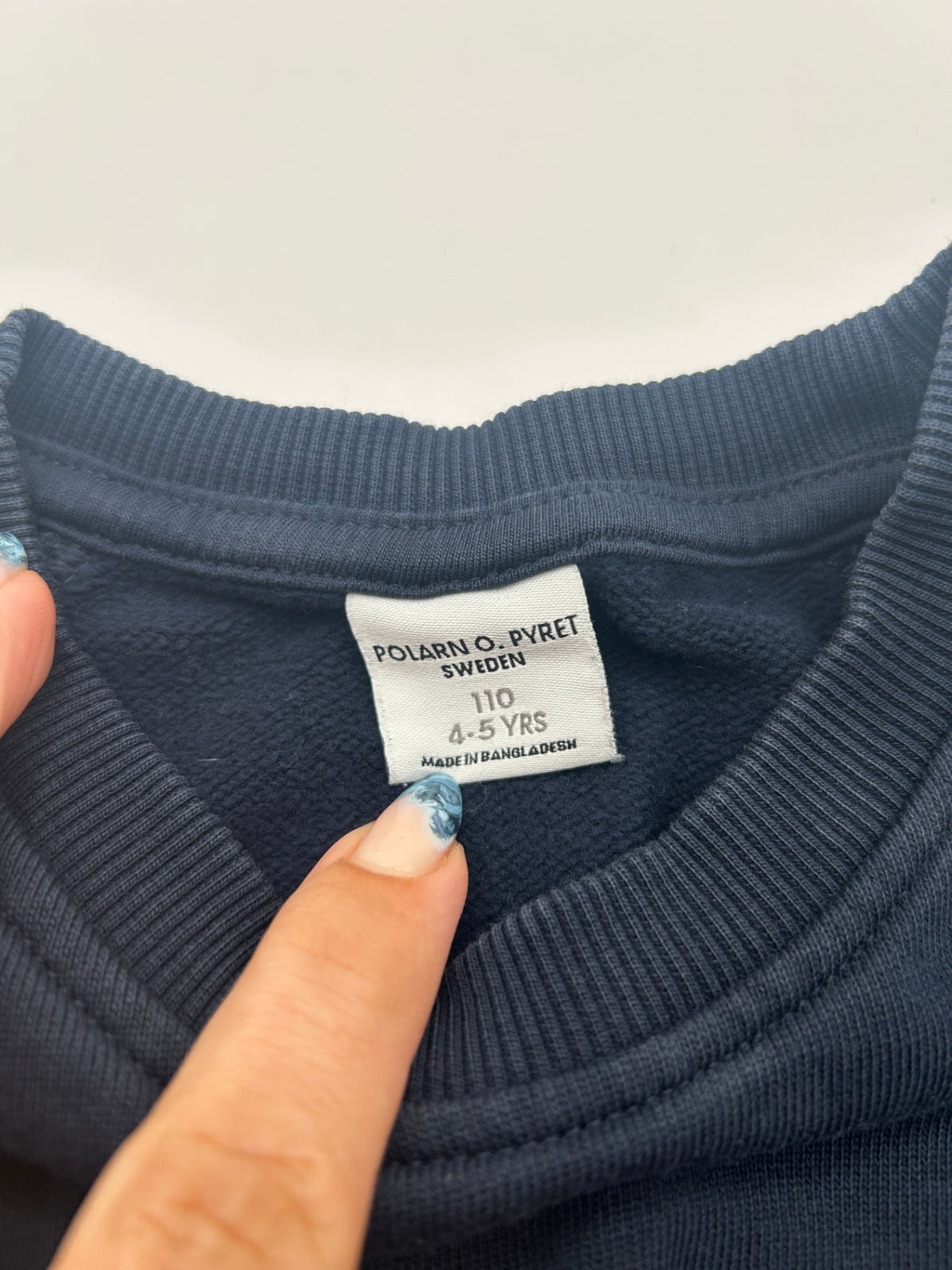 Polarn O. Pyret Sweatshirt 110 Navy