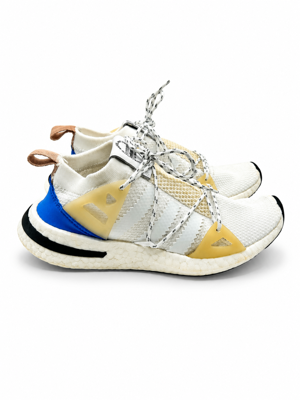 adidas Sneakers 5.5 US Cream, Blue, Black, Beige