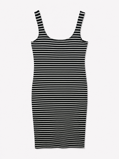 Bardot Dress M Black and white