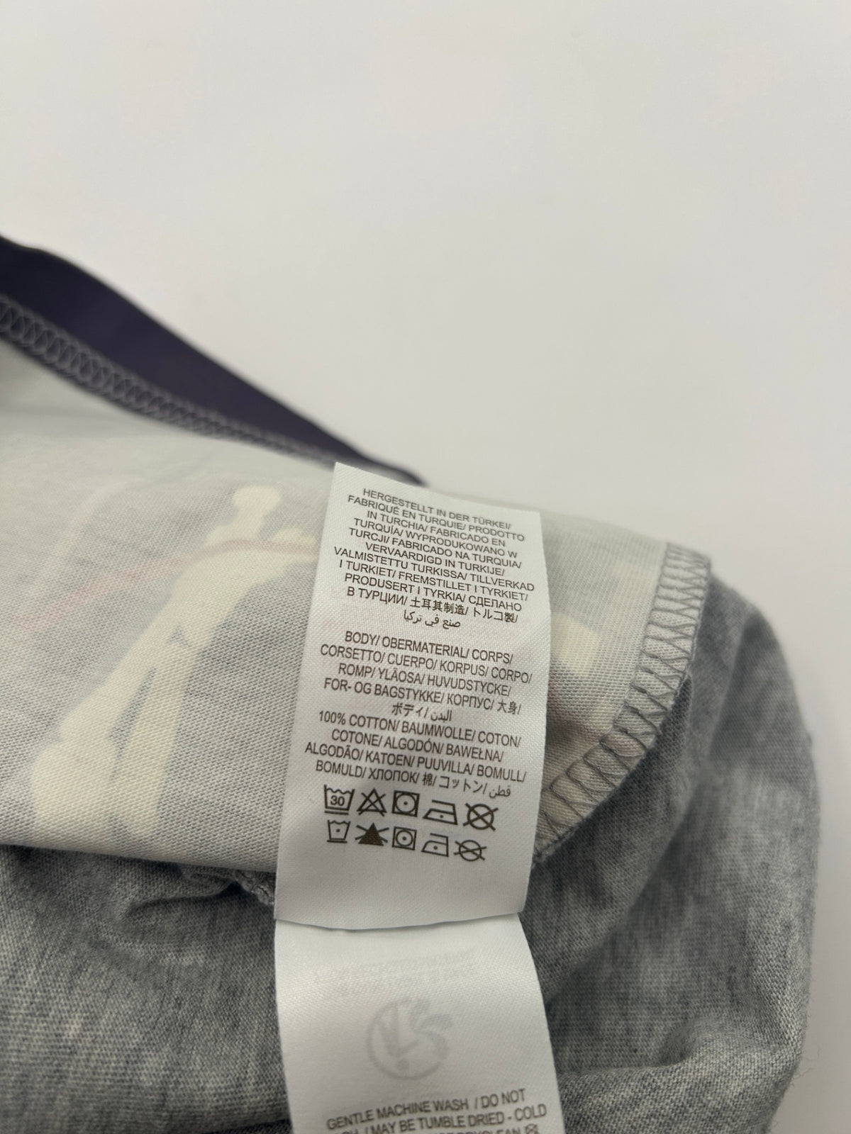 MiniBoden Long Sleeve T-Shirt 110 Gray/Multicolor