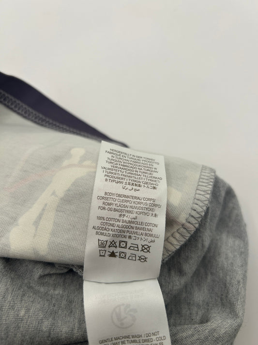 MiniBoden Long Sleeve T-Shirt 110 Gray/Multicolor