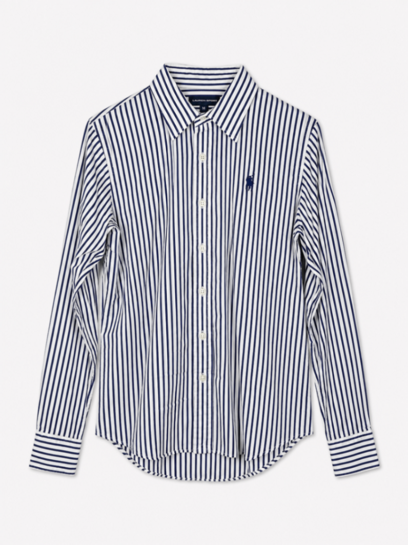 Polo Ralph Lauren Shirt 8 Navy and white